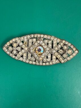 Vintage Art Deco Rhinestone Brooch